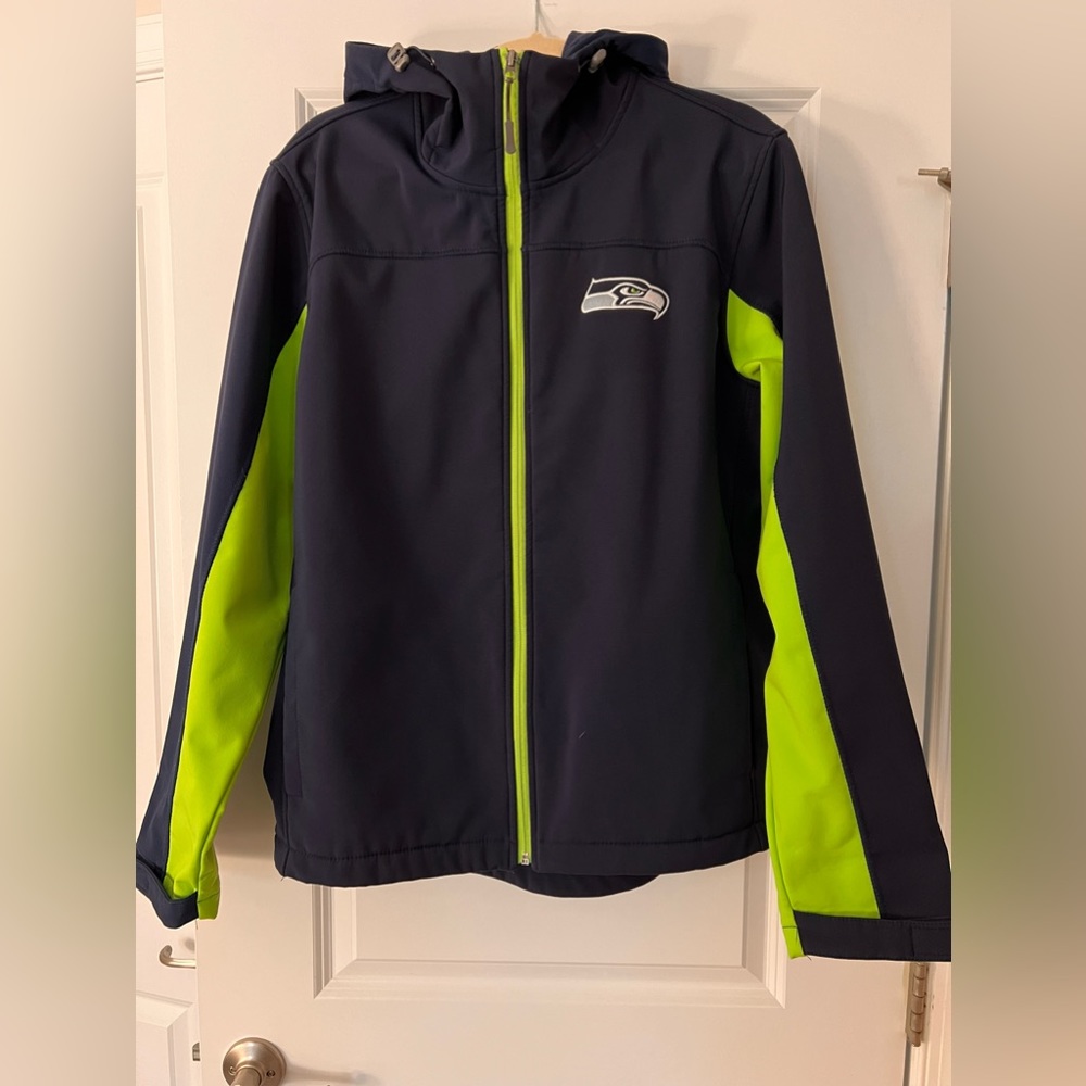 Seahawks weatherproof hooded jacket, medium